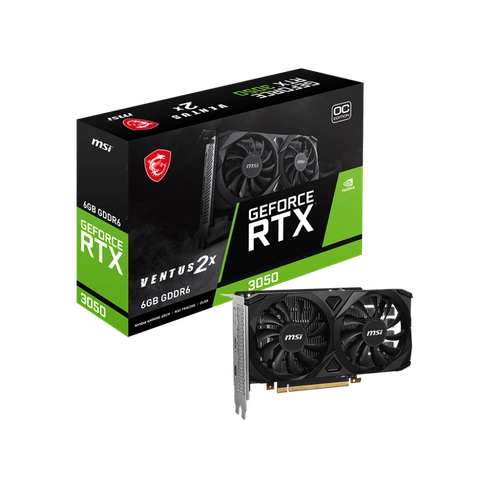 Placa de Video MSI NVIDIA  RTX 3050 VENTUS 6G OC