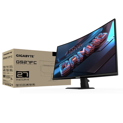 Monitor GIGABYTE 27" Edge Curvo HD GS27FC 180hz 1ms