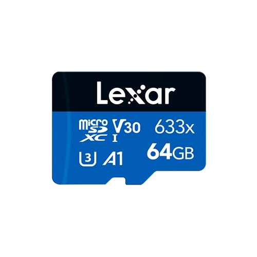 Tarjeta microSDXC Lexar  633x 64GB UHS-I C10 sin adaptador