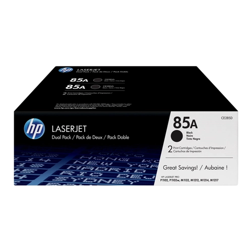 Tóner HP 85A Negro Pack x 2