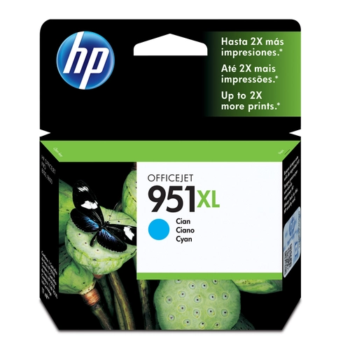 Cartucho de Tinta HP 951XL Cian Alto Rendimiento