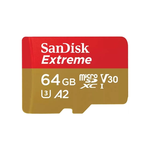 Tarjeta MicroSDXC SanDisk Extreme 64GB UHS-I U3 V30 A2 170MB/s