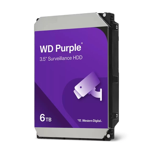 Disco Interno HDD WESTERN DIGITAL Purple 6TB 3.5" SATA 3.0 5400rpm