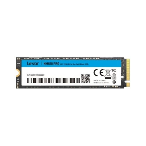 Disco Interno SSD LEXAR NM610 PRO 500GB M.2 NVMe