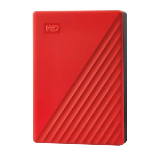 Disco Externo HDD WESTERN DIGITAL MyPassport 4TB USB 3.2 Rojo