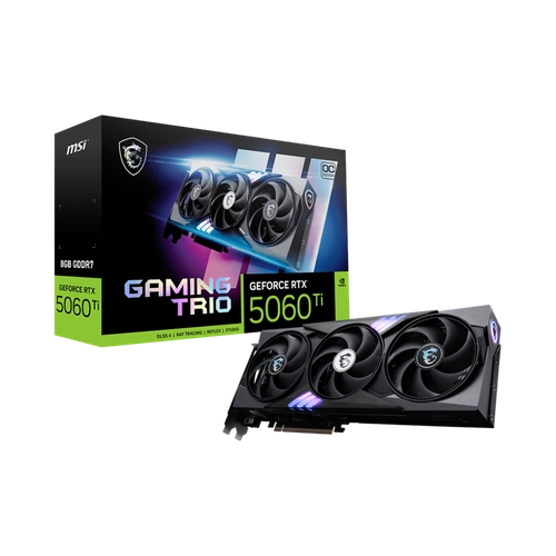 Placa MSI NVIDIA GeForce RTX 5060 Ti 8G GAMING TRIO OC