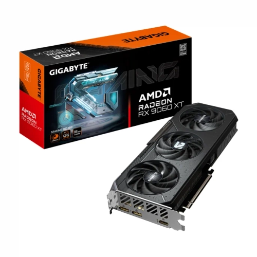 Placa de Video GIGABYTE AMD Radeon RX 9060XT GAMING OC 16GB