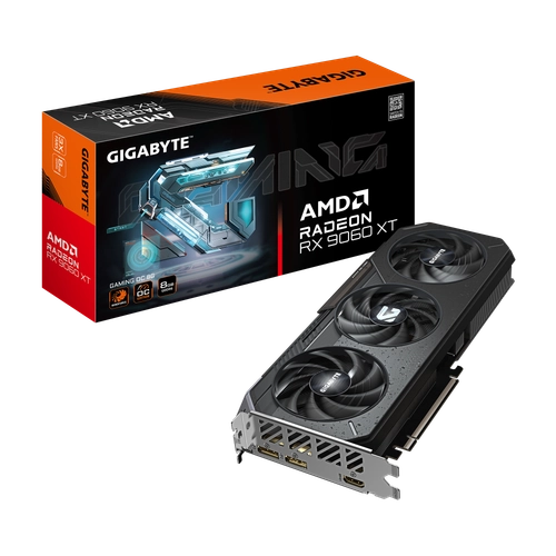 Placa de Video GIGABYTE AMD Radeon RX 9060XT GAMING OC 8GB