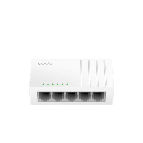 Switch Cudy 5 puertos Gigabit - Split USB-C sin trafo